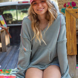 Natural Life Cotton Weekend Hoodie - Bay