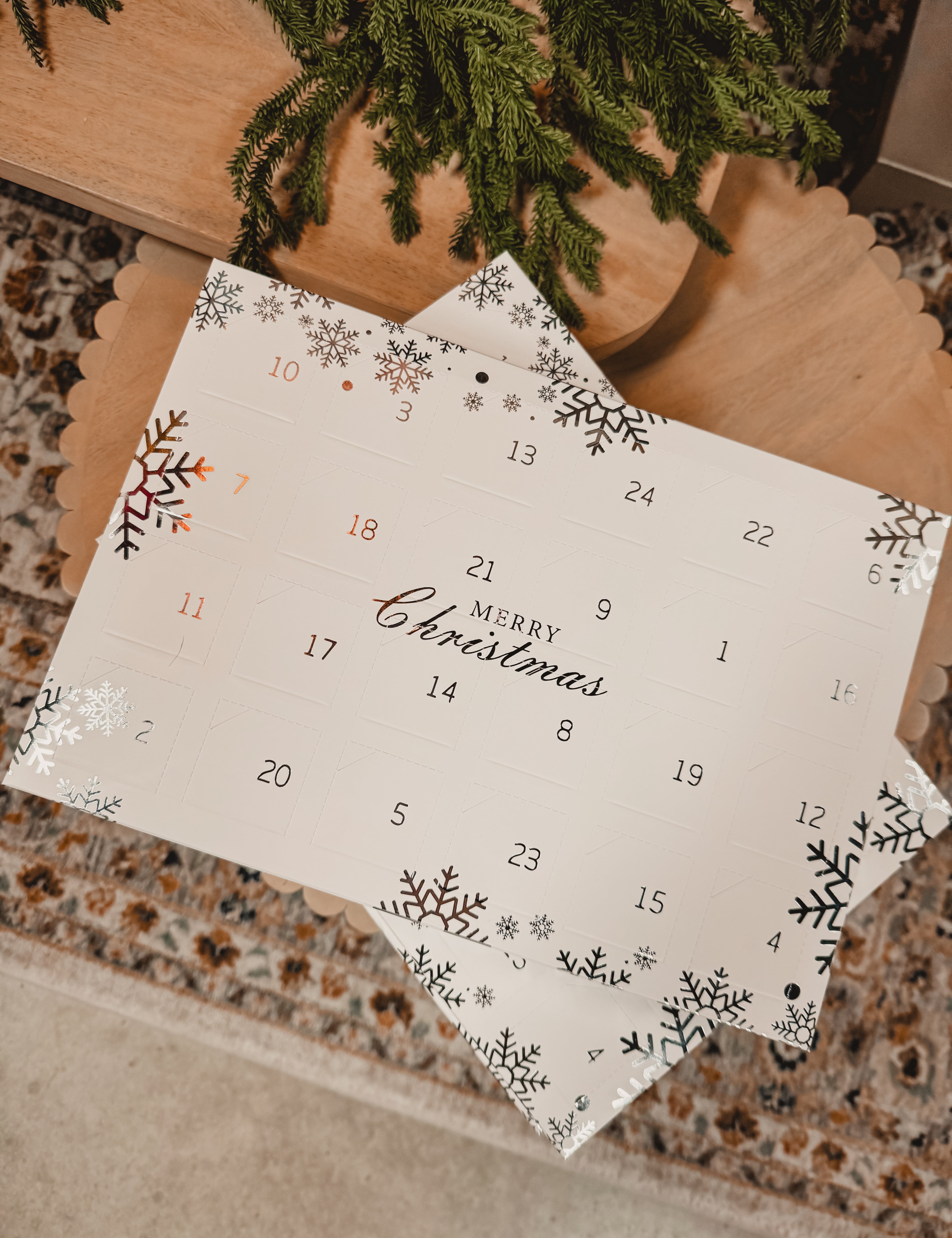Simply Modern soy wax melt advent calendar.