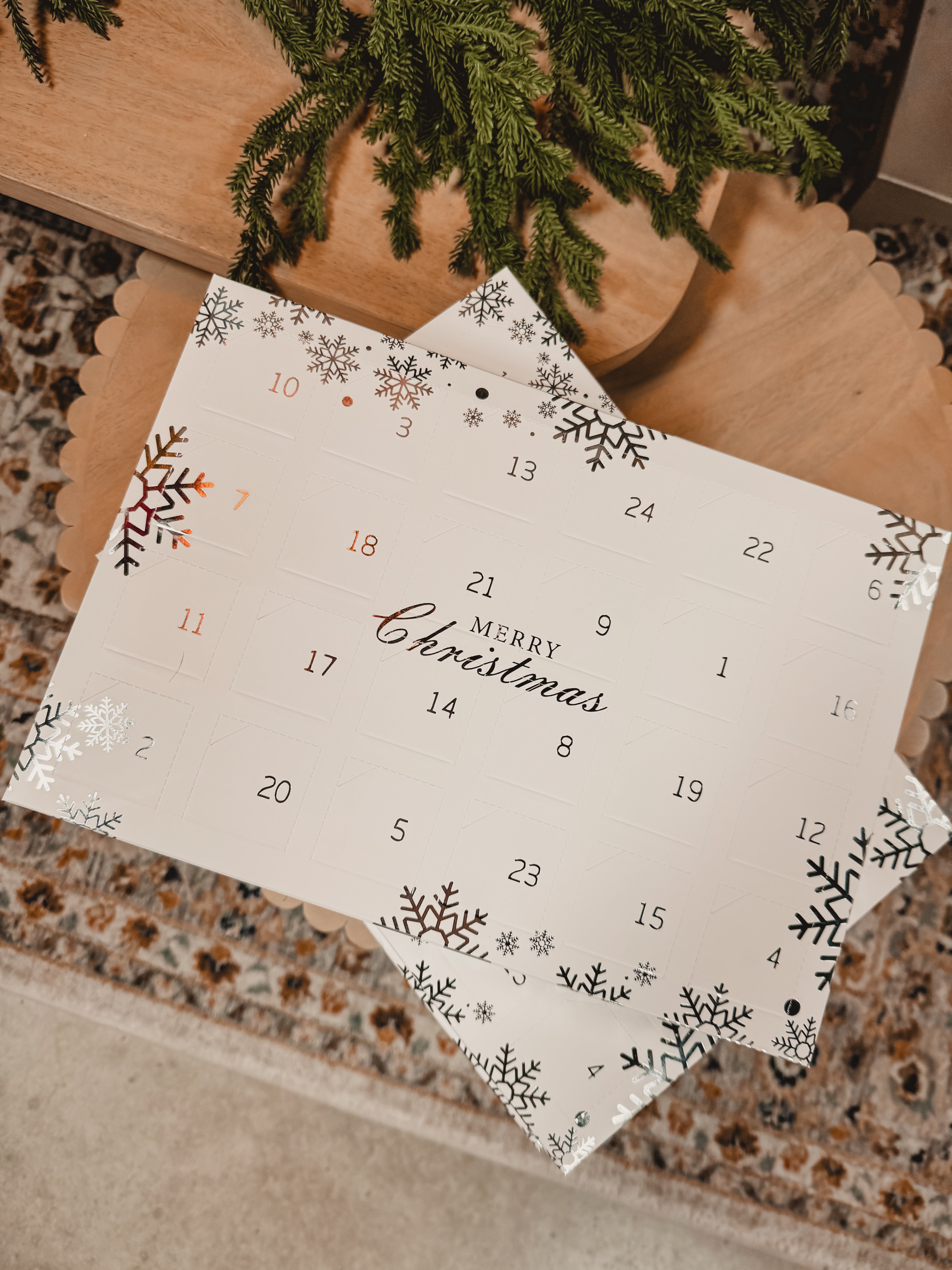 Simply Modern soy wax melt advent calendar.