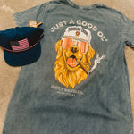 Get patriotic with the Simply Southern Men's 'Merican Tee - Coal. This tee provides endless comfort and is made from 100% Cotton. Its playful graphics make this a casual look.