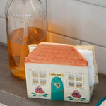 Natural Life Ceramic Sponge Holder - Happy Home - Lace and Grace Boutique