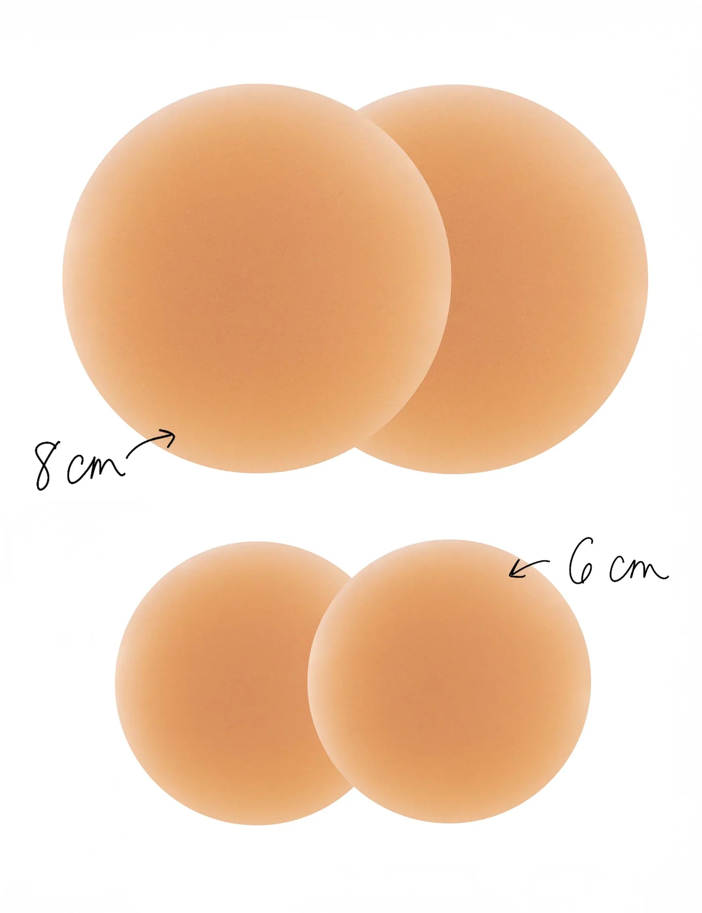 Boob-eez x Natural Life Deluxe Duo Nipple Cover - Medium - Lace and Grace Boutique