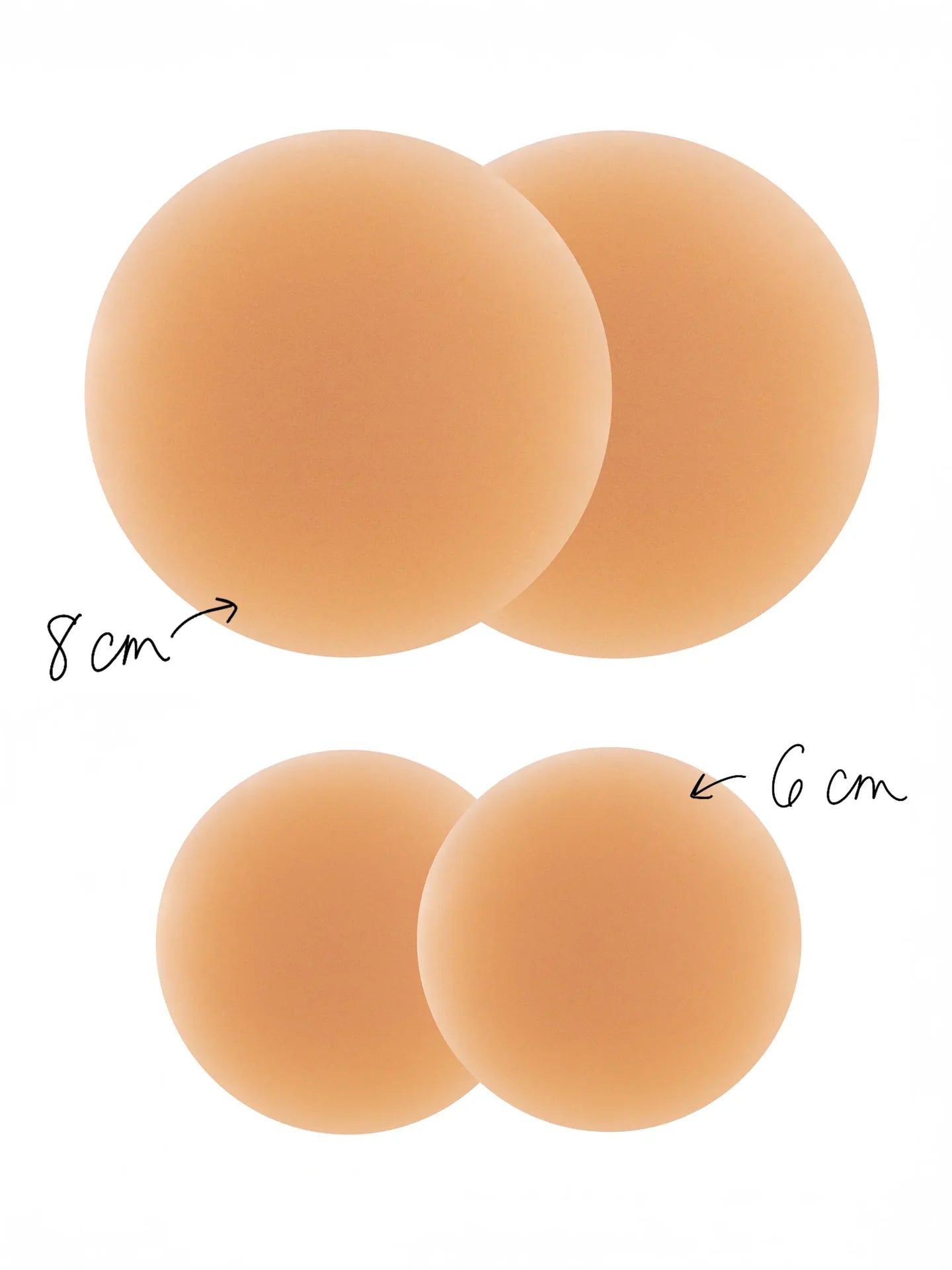 Boob-eez x Natural Life Deluxe Duo Nipple Cover - Medium - Lace and Grace Boutique