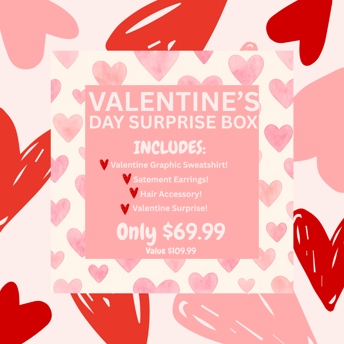The Valentine Surprise Box - Lace and Grace Boutique