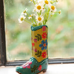 Natural Life Cutest Litte Bud Vase - Boot - Lace and Grace Boutique
