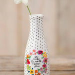 Natural Life Bud Vase - You Make The World Better - Lace and Grace Boutique