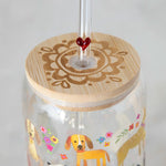 Natural Life Glass Tumbler - Dog - Lace and Grace Boutique