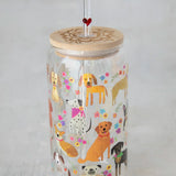 Natural Life Glass Tumbler - Dog - Lace and Grace Boutique