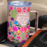 Natural Life Cork Coffee Tumbler - Angels - Lace and Grace Boutique