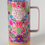 Natural Life Cork Coffee Tumbler - Angels - Lace and Grace Boutique