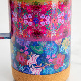 Natural Life Cork Coffee Tumbler - Jewel Border