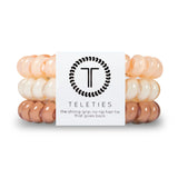 Teleties Spiral Hair Coils | Large - For the Love of Nudes Hair Ties