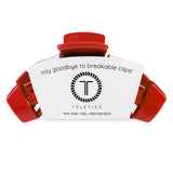 Teleties Classic Hair Clip | Large - Red Carpet Ready