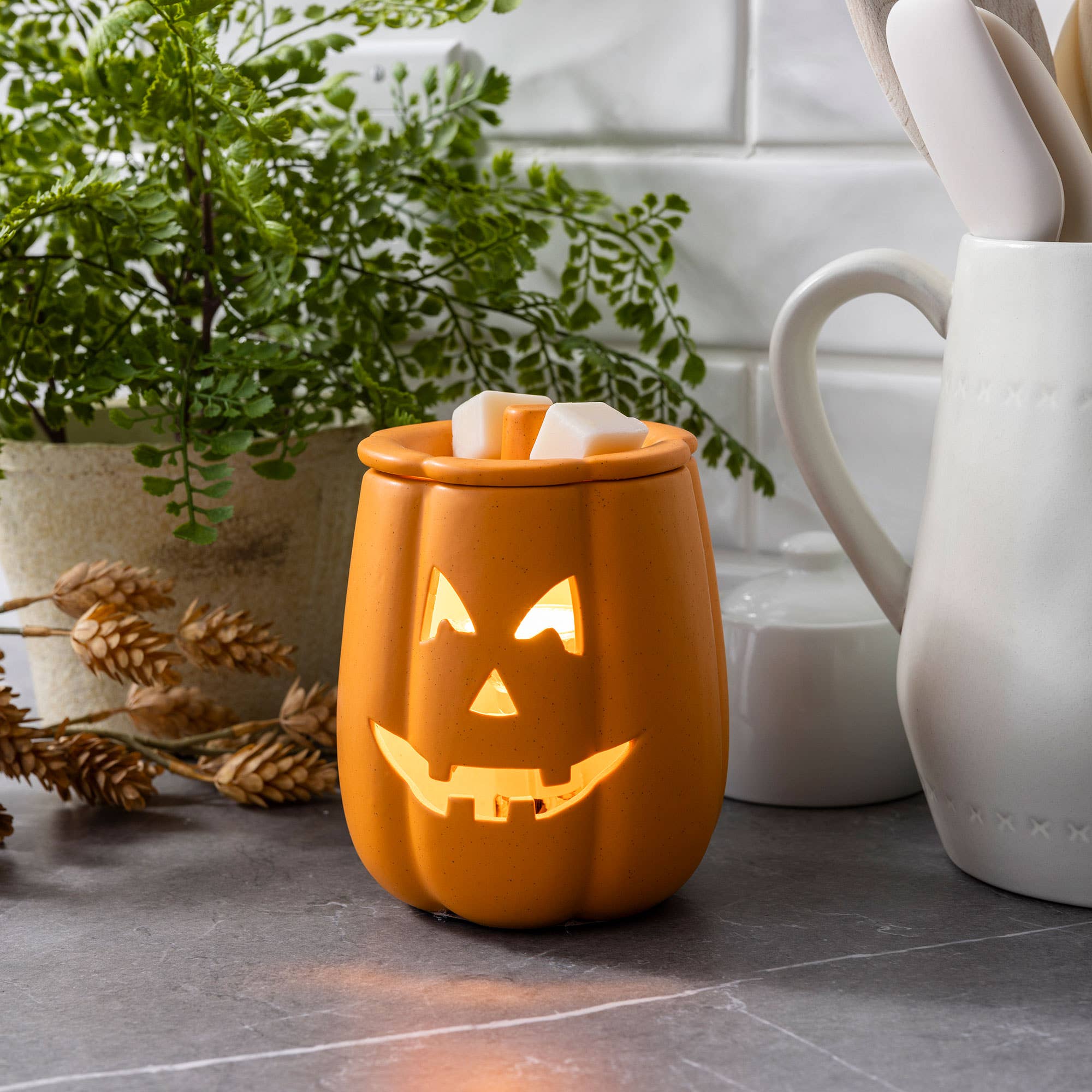 Illumination Fragrance Warmer- Classic Jack o' Lantern - Lace and Grace Boutique