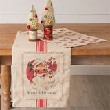 Vintage Santa Reversible Table Runner
