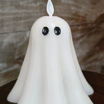 Ghost with Feet, Moving Flame LED Candle 5.3x5in - Lace and Grace Boutique
