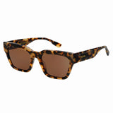 FREYRS Hayden Acetate Unisex Rectangular Sunglasses - Milky Tortoise