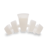 Teleties Classic Hair Clip | Large - Coconut White