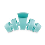 Teleties Classic Hair Clip | Tiny - Totally Turquoise