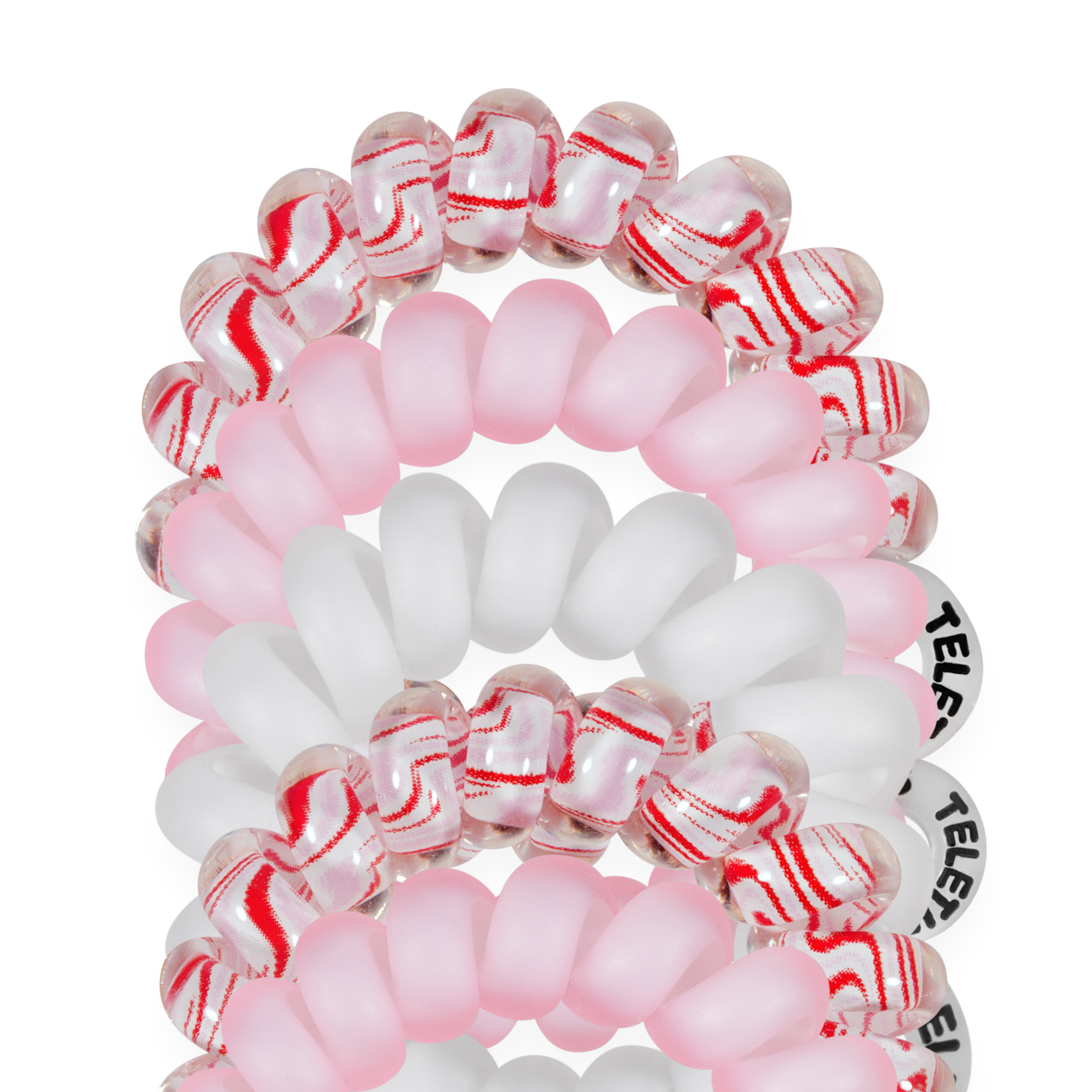 Teleties Spiral Hair Coils | Tiny - Peppermint Pop - Lace and Grace Boutique