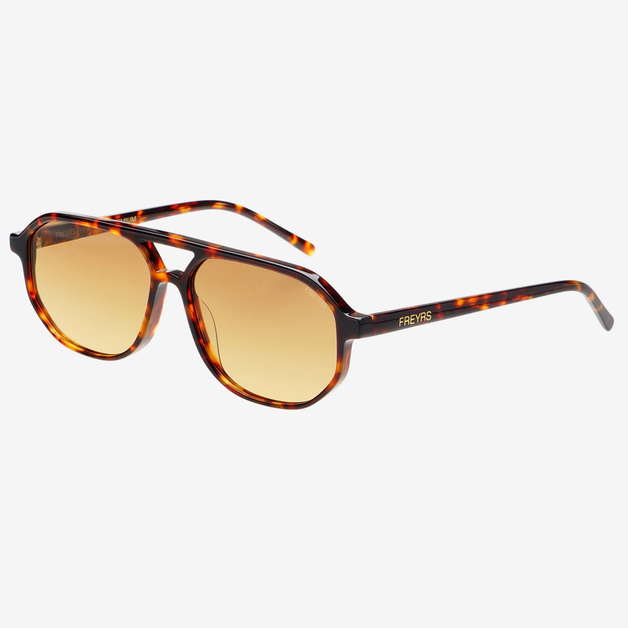 FREYRS Fenix Acetate Mens Aviator Sunglasses - Brown - Lace and Grace Boutique