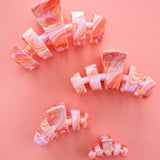 Teleties Classic Hair Clip | Large - Just Keep Swimming