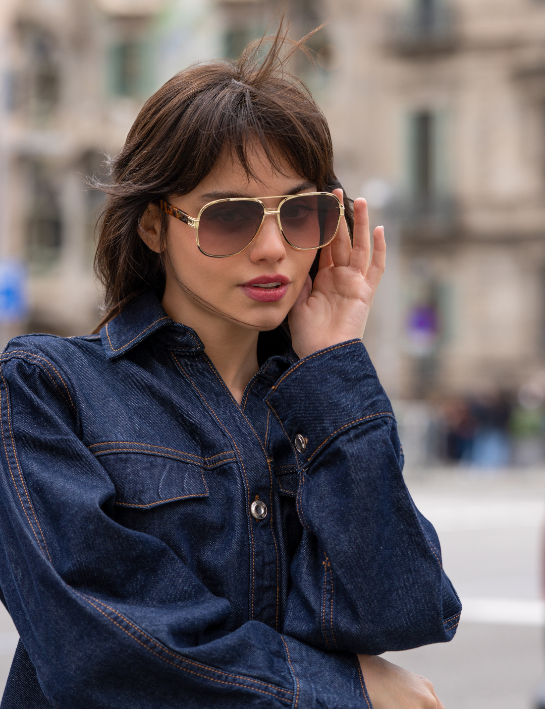 FREYRS Carter Unisex Aviator Sunglasses - Brown - Lace and Grace Boutique