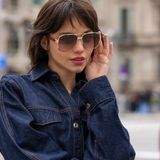 FREYRS Carter Unisex Aviator Sunglasses - Brown