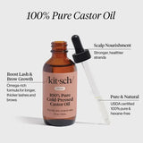 Kitsch 100% Castor Oil - 2oz.