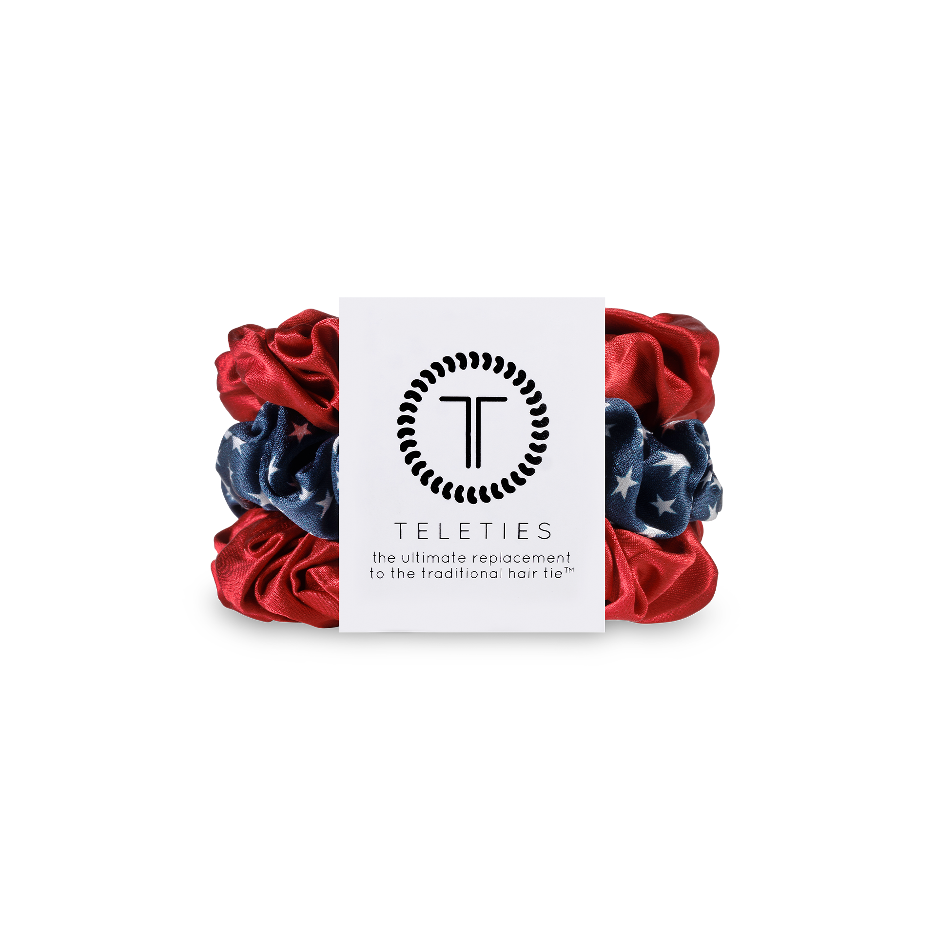 Silk Hair Scrunchie | Large | Independence Bae - Lace and Grace Boutique