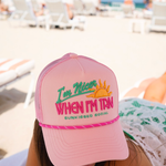 I’m Nicer When I’m Tan Trucker Hat - Pink - Lace and Grace Boutique