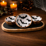 Bat Bowl Trio 4in with Tray - Lace and Grace Boutique
