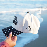 Stars Were Made to Worship Trucker Hat - Black Polka Dot