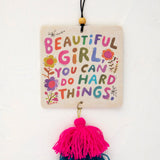 Natural Life Car Air Freshener - Beautiful Girl - Lace and Grace Boutique