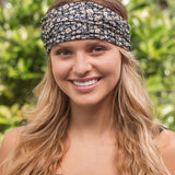 Boho Bandeau by Natural Life - Black Cream Floral