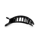 Teleties Jet Black Flat Round Clip - Medium