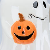 Happy Ghost & Pumpkin Halloween Mug