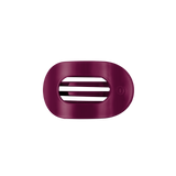 Teleties Flat Round Hair Clip | Small - Mulberry