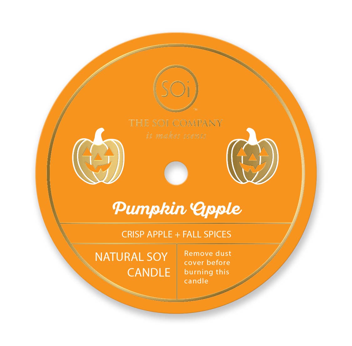 Boo Halloween 12oz. Candle - Pumpkin Apple - Lace and Grace Boutique