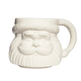 Santa Figurine Mug - White