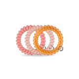 Teleties Spiral Hair Coil | Large - Sunny Days Ahead - Lace and Grace Boutique