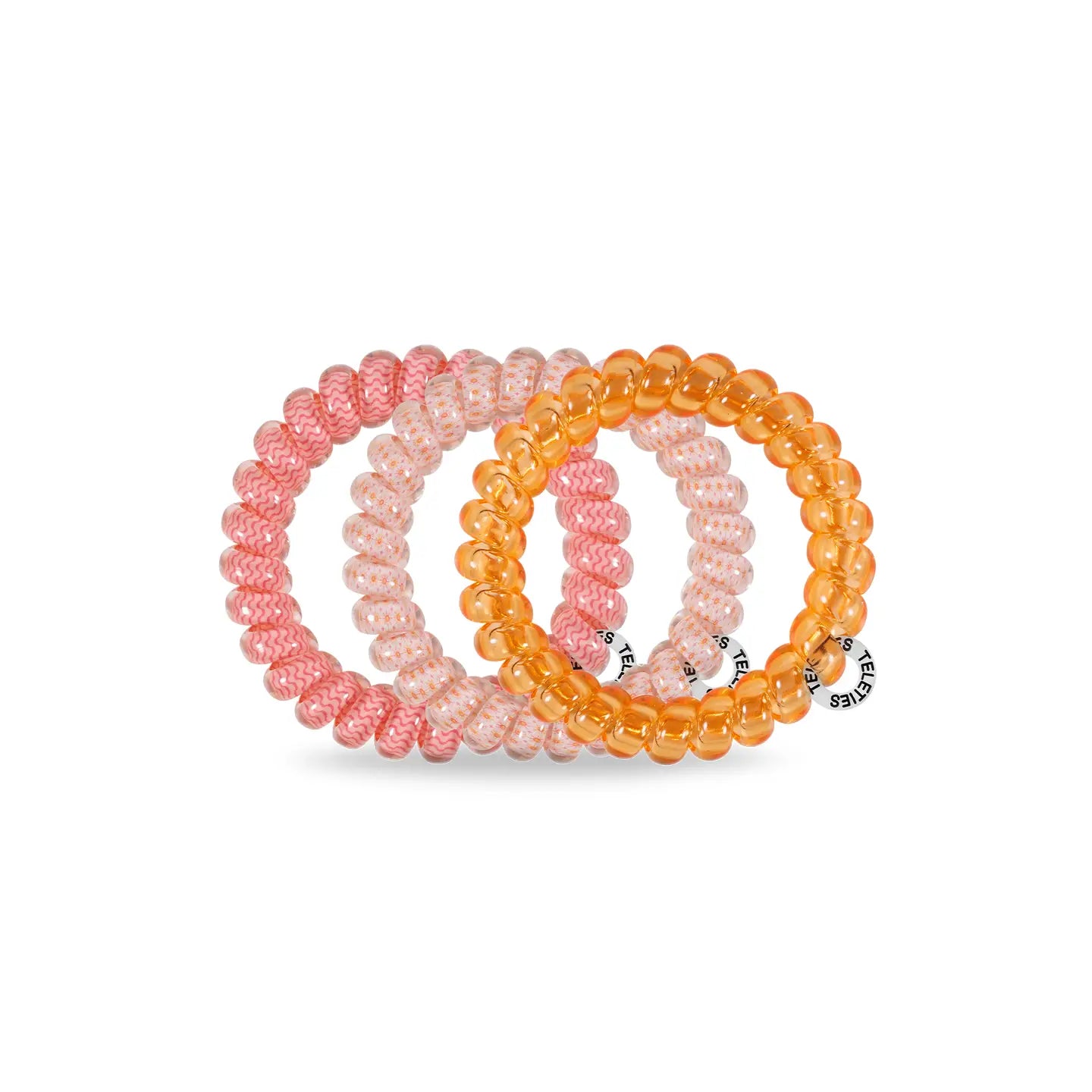 Teleties Spiral Hair Coil | Large - Sunny Days Ahead - Lace and Grace Boutique