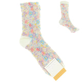 Spring Floral Comfort Cotton Knit Socks