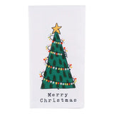Merry Christmas Twinkle Light Tea Towel