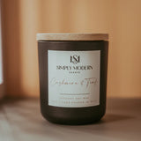 Simply Modern Soy Wax Candle - Cashmere & Teak - Lace and Grace Boutique