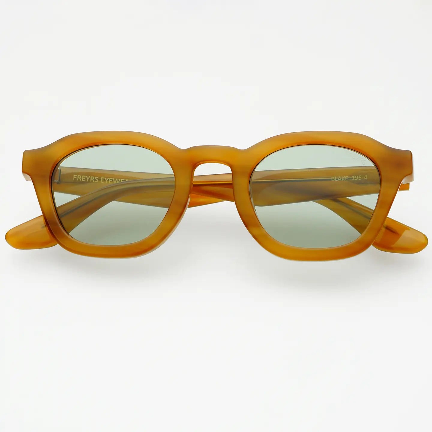 FREYRS Blake Acetate Unisex Round Sunglasses - Honey - Lace and Grace Boutique