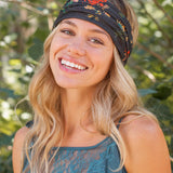 Boho Bandeau by Natural Life - Charcoal Floral