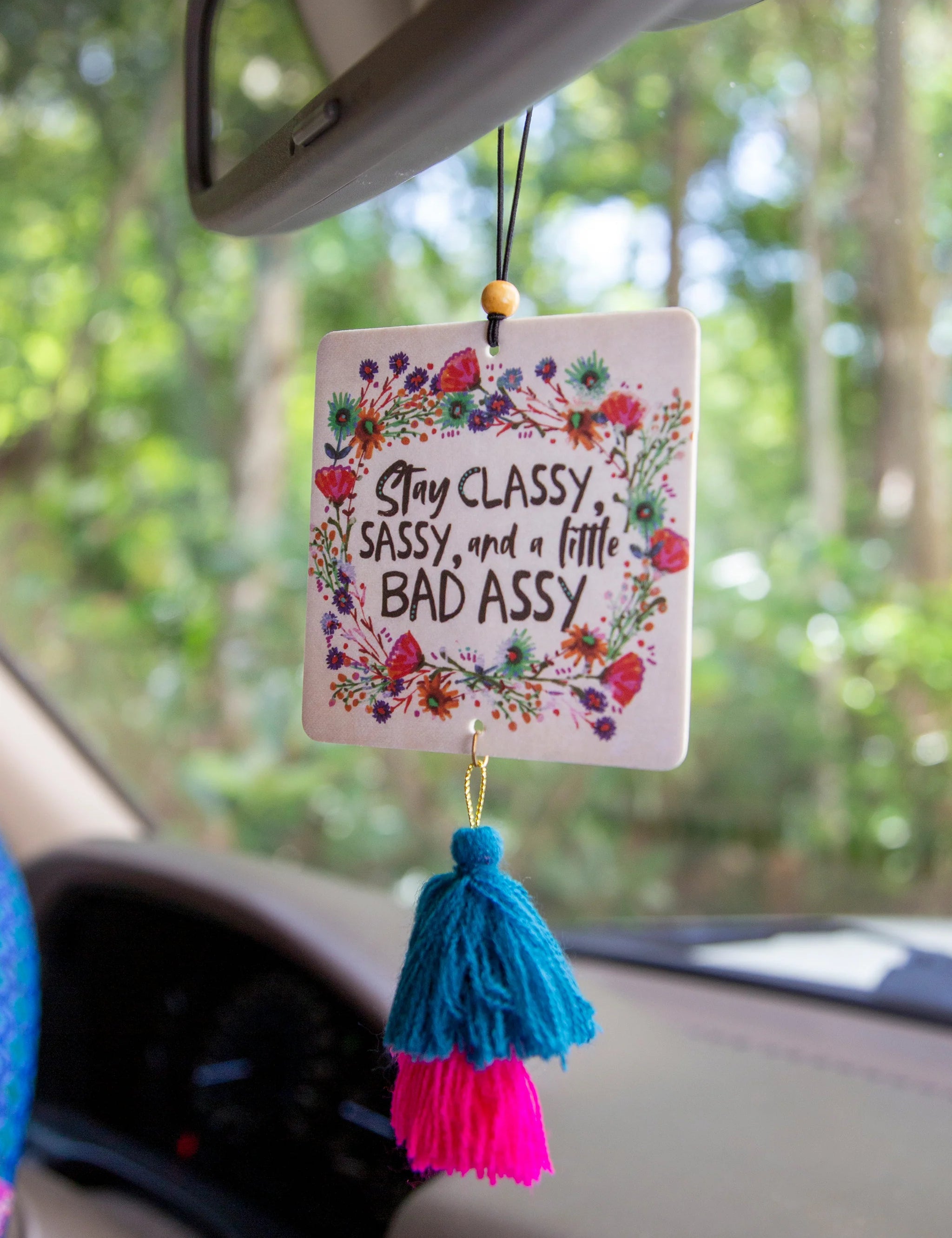 Natural Life Car Air Freshener - Stay Classy - Lace and Grace Boutique