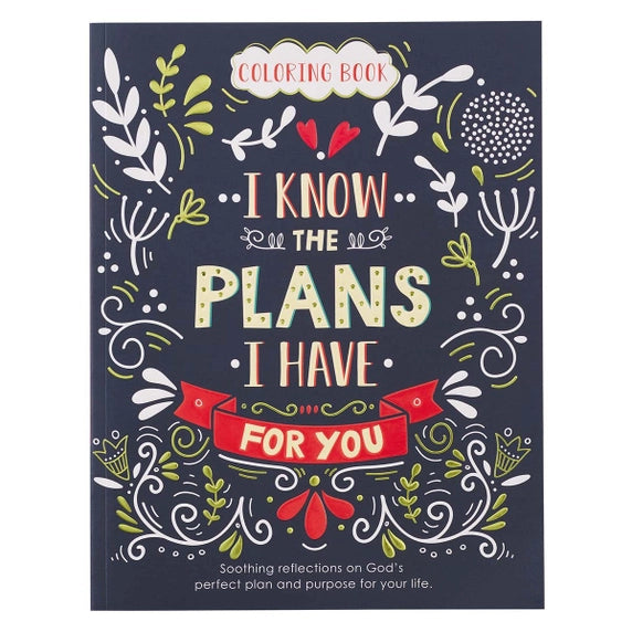 For I Know The Plans I Have For You Coloring Book - Lace and Grace Boutique