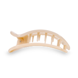Teleties Round Flat Hair Clip | Medium - Almond Beige